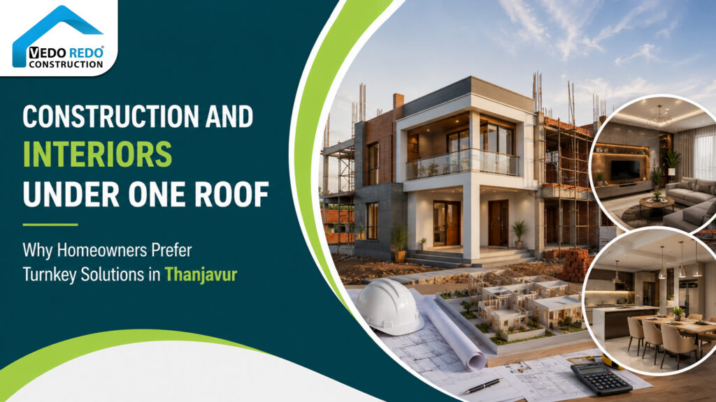 Construction and Interiors Under One Roof: Why Homeowners Prefer Turnkey Solutions in Thanjavur