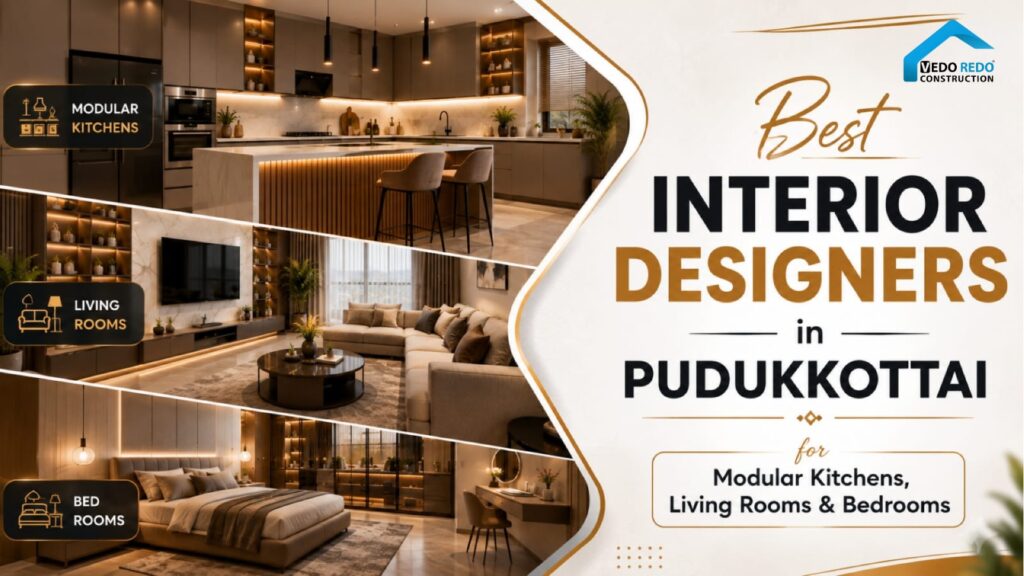 Best Interior Designers in Pudukkottai for Modular Kitchens, Living Rooms & Bedrooms