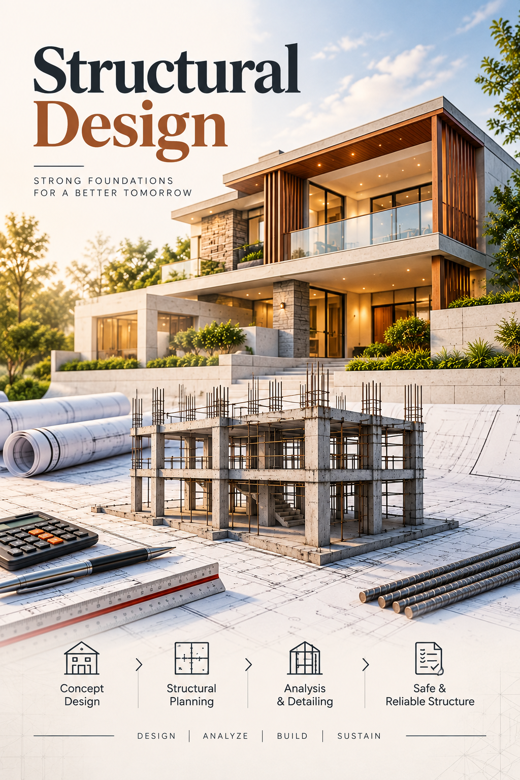 Structural design and construction project by Vedo Redo