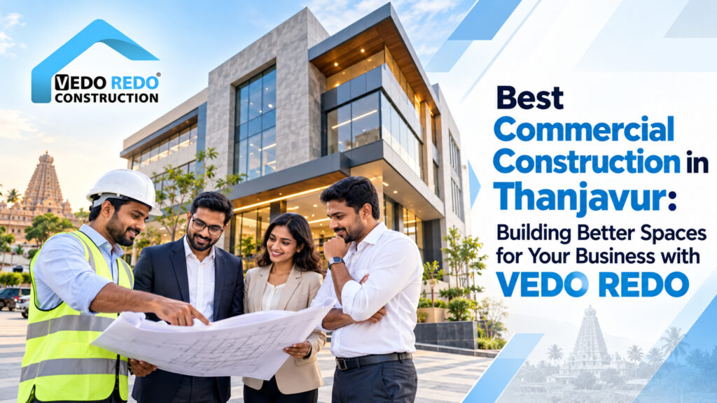 Best Commercial Construction in Thanjavur: Building Better Spaces for Your Business with VEDO REDO