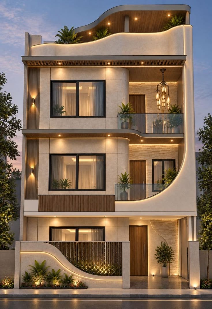 Modern residential house